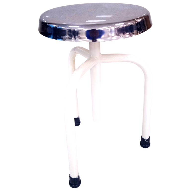 Revolving Stool Powder Coated With SS Top