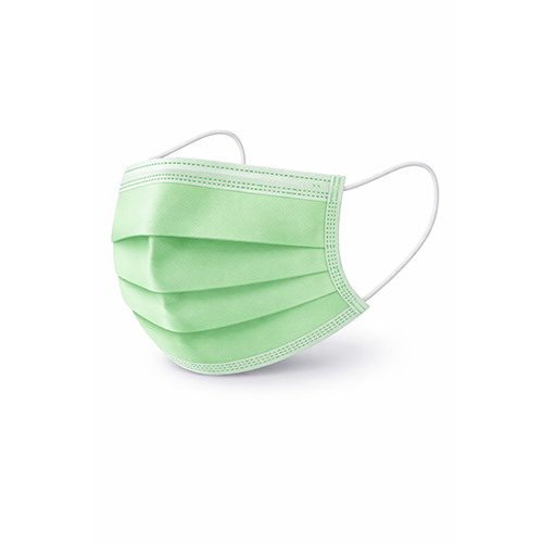 facemask Face Mask 3 Ply Green - Image 1