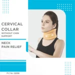 Cervical Collar without Chin Support | Provides Support to Neck & Relieves Pain (Beige) - Image 2