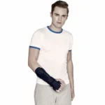 Forearm Brace - Long | Provides Firm Support to the Wrist | For Colle's fracture & Wrist Sprain/Strain - (Black)