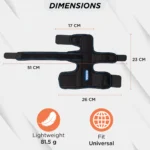 Boxer's Support Brace | Detachable Splints | For Finger Fracture, Trigger finger | Left / Right hand (Black) - Image 3