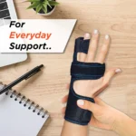 Boxer's Support Brace | Detachable Splints | For Finger Fracture, Trigger finger | Left / Right hand (Black) - Image 2