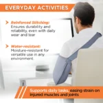 Arm Pouch Sling (Moderate Support)| Provides Support to the Shoulder & Arm (Grey) - Image 5