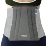 Lumbo Sacral Belt | Supports the Lumbar Spine | Corrects Posture & Relieves Back Pain (Grey)