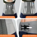 Lumbo Sacral Belt | Supports the Lumbar Spine | Corrects Posture & Relieves Back Pain (Grey) - Image 5