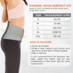 Lumbo Sacral Belt | Supports the Lumbar Spine | Corrects Posture & Relieves Back Pain (Grey) - Image 3