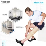 Knee Immobilizer | Locks the Motion & Stabilizes the Knee Joint (Beige) - Image 2