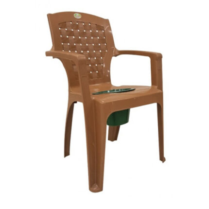 Commode Chair Pvc - Color: Brown