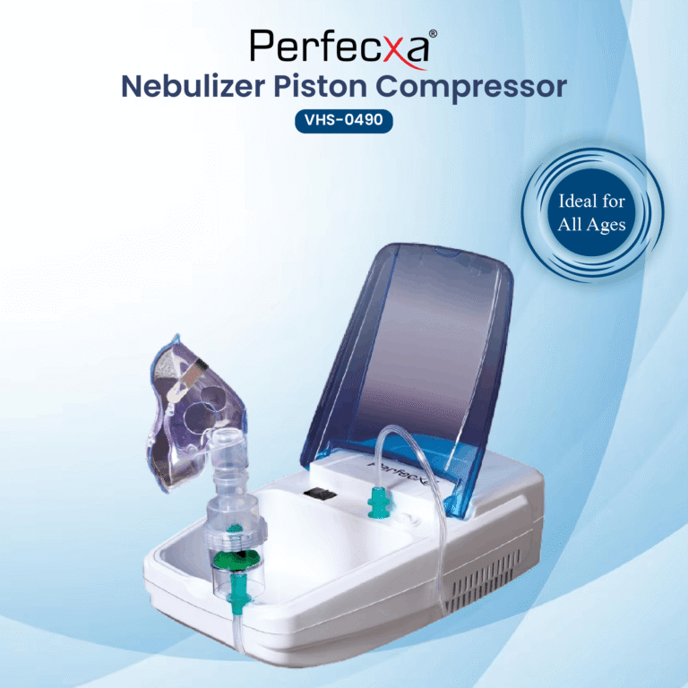Nebuliser Compressor (Respiratory Care Support) | Easy & Convenient Nebulisation PERFECXA VHS-490 NEBULISER COMPRESSOR VHS-490(PERFECXA)