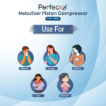 Nebuliser Compressor (Respiratory Care Support) | Easy & Convenient Nebulisation PERFECXA VHS-490 - Image 3