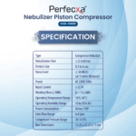 Nebuliser Compressor (Respiratory Care Support) | Easy & Convenient Nebulisation PERFECXA VHS-490 - Image 5