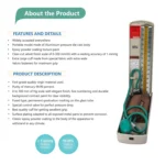 Mercury BP Apparatus (Manual Blood Pressure Measurement) | Accurate BP Checking for Clinical Use ELCO - Image 2