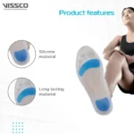 Silicone Orthopedic Insole with Dual Gel (Foot Comfort & Support) | Provides Cushioning & Support for Everyday Walking - Image 3