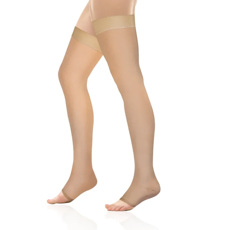 Medical Compression Stockings Class II 23-32 mm Hg Thigh Length Open Toe Vissco Vissco Medical Compression Stockings