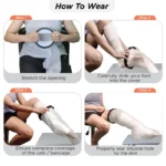 Cast Protector Long Leg (Waterproof Leg Protection) | Helps Keep Leg Casts & Dressings Dry 0830 - Image 5