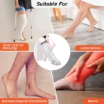 Cast Protector Long Leg (Waterproof Leg Protection) | Helps Keep Leg Casts & Dressings Dry 0830 - Image 2